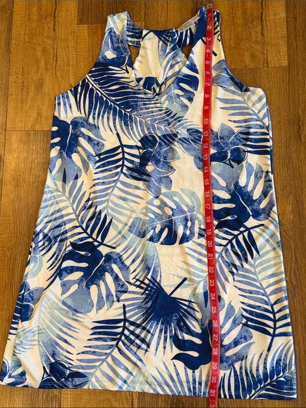 Beach Break Women Tropical Print Halter Sundress/Swimsuit Coverup (Size: S)(EUC) - Picture 3 of 10